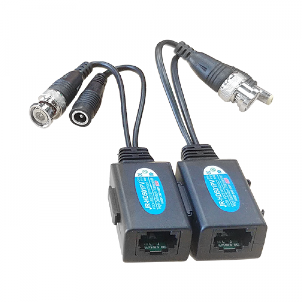 HD Video Balun with Power (CVI / TVI / AHD / Analog)