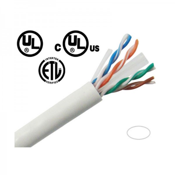 CBC61KWU CAT6 Ethernet Network cables 1000' Pull Box - White