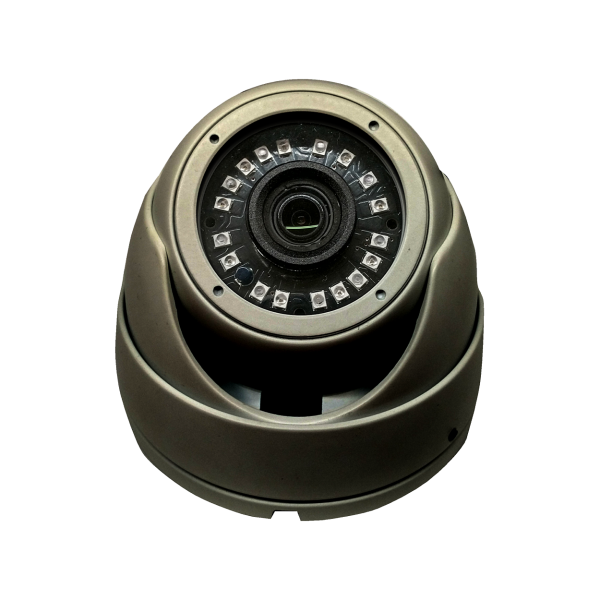 HD-TVI Dome: SONY Cameras w/HD-Lens(6.0MP Fixed Lens / 5.0MP), 18pcs. Microcrystalline IR, BLC, DWDR, OSD(CoC), Adjustable To 4MP - Grey
