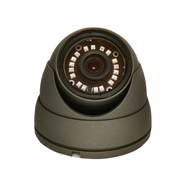 HD-TVI Dome: 1080P 3.6mm Fixed Lens 18IR Weatherproof - Grey