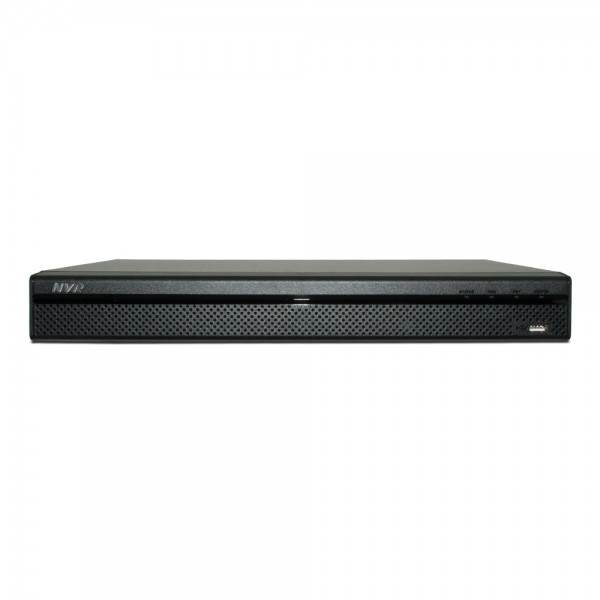 NVR: 16 Channel 4U 4K NVR 1080p HD Resolution, H.265 Lite, Max 200 Mbps, 2 SATA III Ports Up to 16TB Capacity for Each HDD