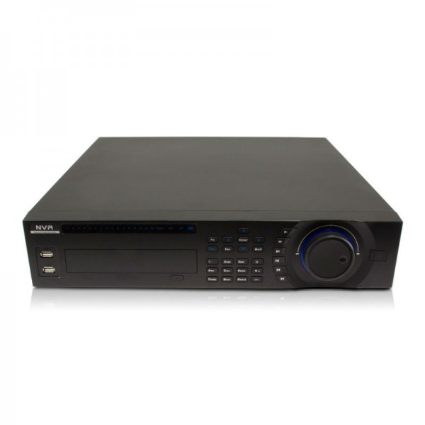 NVR: 24Channel 1.5U 24PoE 4K & H.265 Pro Network Video Recorder 