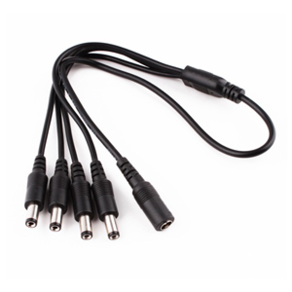 Cables: Power Adaptor DC Splitter 1 Female to 4 Male Cable