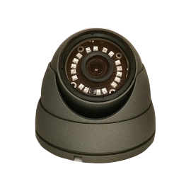 HD-TVI Dome: 1080P 3.6mm Fixed Lens 18IR Weatherproof - Grey