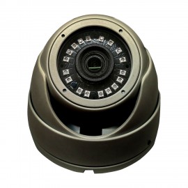 HD-TVI  Dome: 4-in-1 (CVI, TVI, AHD, Analog) Turret  Dome 1080P 2.8mm Fixed Lens 24IR Weatherproof - Grey