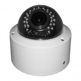 HD-TVI Dome: SONY Cameras w/HD-Lens(5.0MP Fixed Lens / 5.0MP Vari-focal), 30pcs. Microcrystalline IR, BLC, DWDR, OSD(CoC), Adjustable To 4MP - White