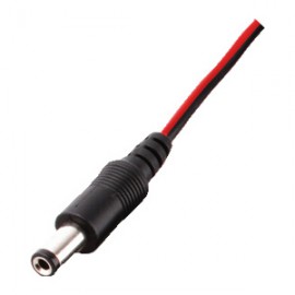 Cables: 8" Power Adaptor Cable with Plug (Male)