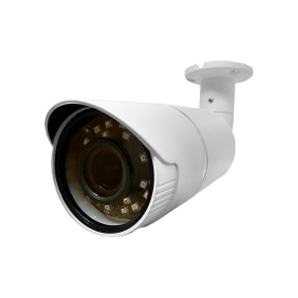 HD-TVI Bullet: SONY Cameras w/HD-Lens(6.0MP Fixed Lens / 5.0MP Motorized Len), 24pcs. Microcrystalline IR, BLC, DWDR, OSD(CoC), Adjustable To 4MP - White