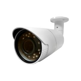 HD-TVI Bullet: 4-in-1 (CVI, TVI, AHD, Analog) Bullet 1080P 2.8-12mm Vari-Focal Lens 27pcs Microcrystalline IR LED's  Weatherproof  - White